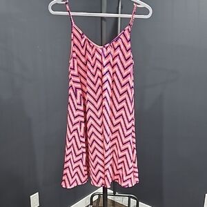 Pink Zigzag Dress